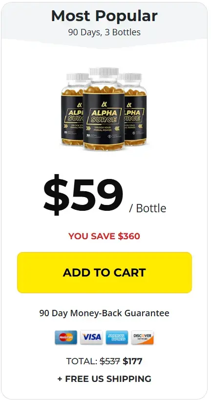 Buy Alpha Surge 3 Bottles